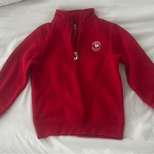Primrose Schools Kids Red Quarter-Zip Sweatshirt